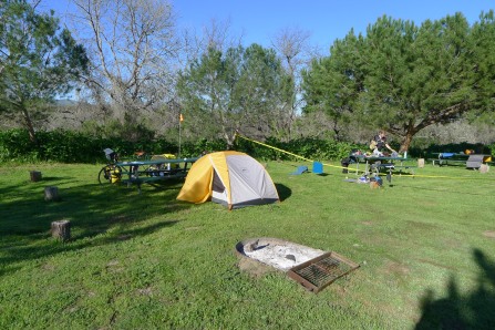 Our campsite in Lompoc